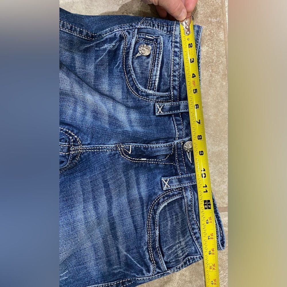 Rock Revival Adele Capri Jeans 28x20 Stretch Denim EUC - Picture 8 of 12